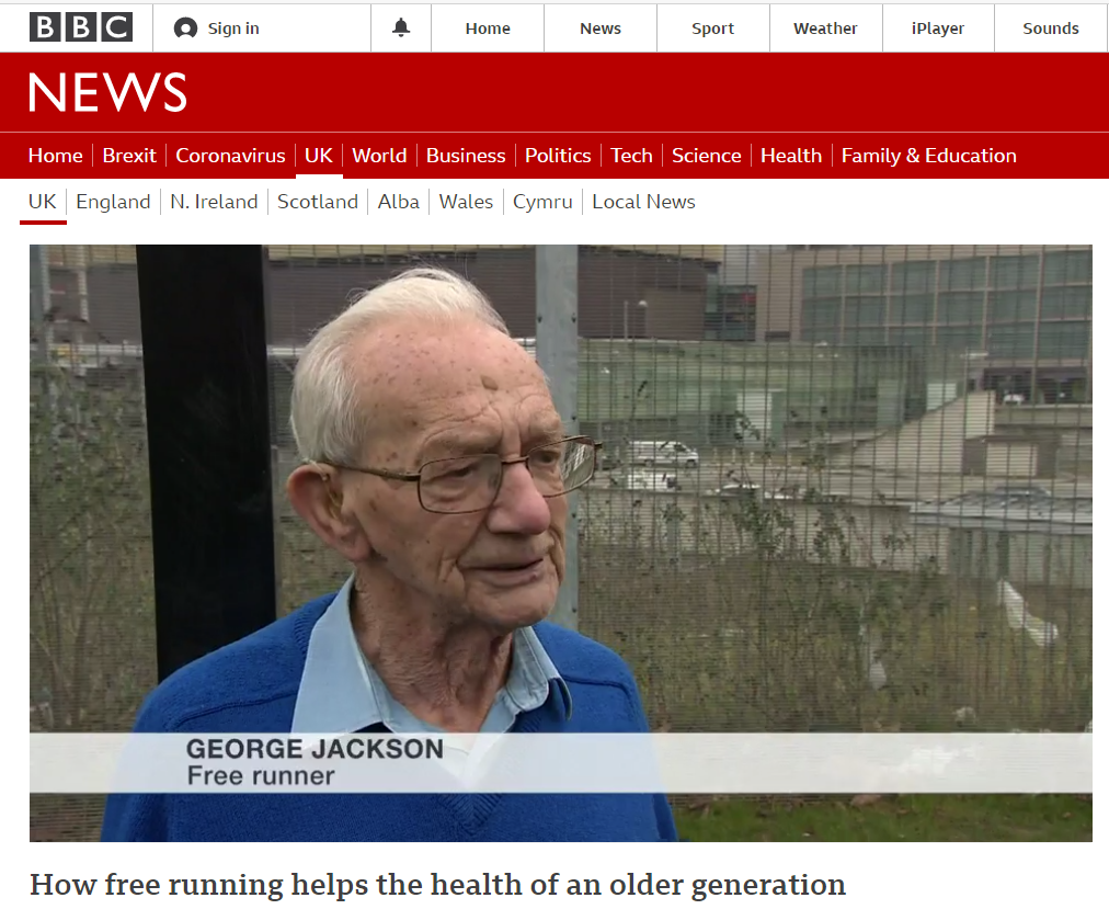 George the 88 year old freerunner